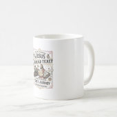 Jesus Bahnticket Reise Jesus Bahnticket Kaffeetasse (VorderseiteRechts)