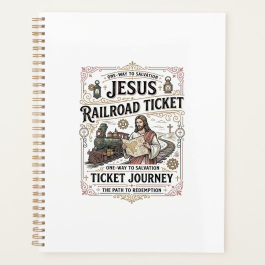 Jesus Bahnticket Reise Jesus Bahnticket Planer (Vorderseite)