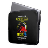 JESUS: Baphomet-Killer Laptopschutzhülle (Vorderseite Links)