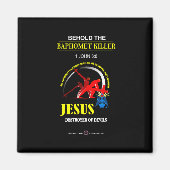 JESUS: Baphomet-Killer Magnet (Vorne)