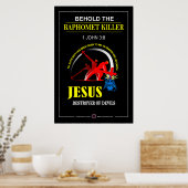 Jesus - Baphomet Killer Poster (Küche)