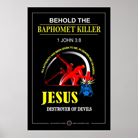 Jesus - Baphomet Killer Poster (Vorne)