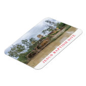 Jesus Baptisort Ansicht Kühlschrankmagnet Magnet (Linke Seite)