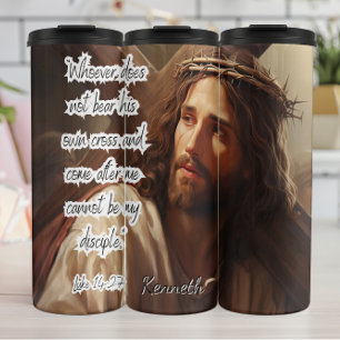 Jesus: Bär dein Kreuz, Schüler Thermosbecher