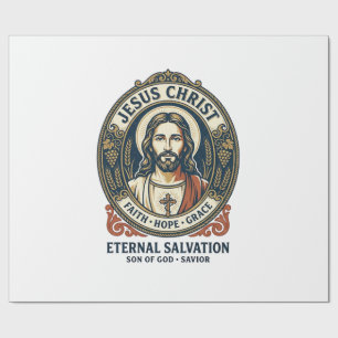 Jesus Barber Herrenpflege Grafik T-Shirt Christlic Geschenkpapier