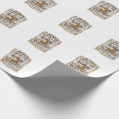 Jesus Barcode Etikett Erlöst Jesus Barcode Erlöst Geschenkpapier (Ecke)