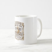 Jesus Barcode Etikett Erlöst Jesus Barcode Erlöst Kaffeetasse (VorderseiteRechts)