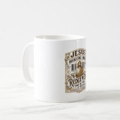 Jesus Barcode Etikett Erlöst Jesus Barcode Erlöst Kaffeetasse (Vorderseite Links)