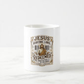Jesus Barcode Etikett Erlöst Jesus Barcode Erlöst Kaffeetasse (Mittel)