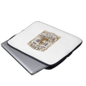 Jesus Barcode Etikett Erlöst Jesus Barcode Erlöst Laptopschutzhülle (Vorne Knopf)