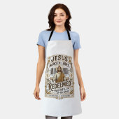 Jesus Barcode Etikett Erlöst Jesus Barcode Erlöst Schürze (Getragen)