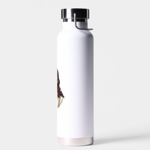 Jesus Barmherzigkeit Gesicht Vintage Gravur Weißes Trinkflasche