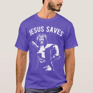Jesus Baseball Religiöse Sportarten lustig T-Shirt