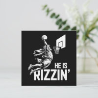 Jesus Basketball Er ist Rizzin lustig Christlich 