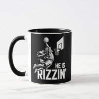 Jesus Basketball Er ist Rizzin lustig Christlich 