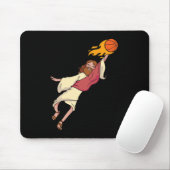 Jesus Basketball spielen Mousepad (Mit Mouse)