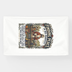 Jesus Bauernmarkt Handgemachte Lebensmittel Grafik Banner
