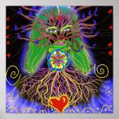 Jesus, Baum des Lebens Poster (Vorne)