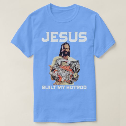 Jesus baute meinen HotRod T-Shirt (Design vorne)