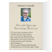 Jesus Beerdigung Beileid Heilige Karte Danke (Innen (Links))