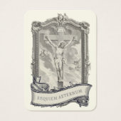 Jesus Beerdigung Gedenkgebet Heilige Karte (Vorderseite)