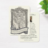 Jesus Beerdigung Gedenkgebet Heilige Karte (Schreibtisch)