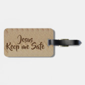 Jesus behalten mich sicherer Gepäck-Umbau Gepäckanhänger (Rückseite horizontal)