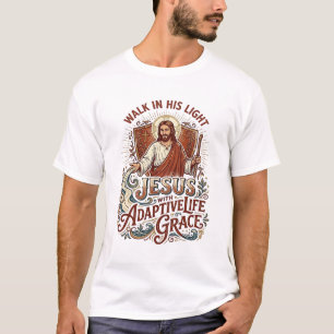 Jesus-Behinderungs-Ermutigungs-T-Shirt Inspiration T-Shirt