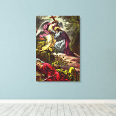 Jesus bei Gethsemane Wrapped Canvas Leinwanddruck (Insitu (Holzboden))