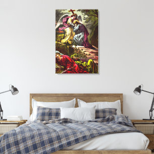 Jesus bei Gethsemane Wrapped Canvas Leinwanddruck