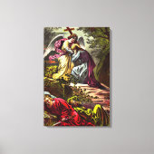 Jesus bei Gethsemane Wrapped Canvas Leinwanddruck (Vorderseite)