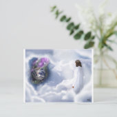 Jesus beobachtet postkarte (Stehend Vorderseite)