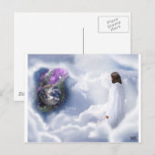 Jesus beobachtet postkarte (Vorne/Hinten)