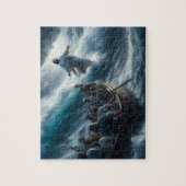 Jesus beruhigt das Wasser Puzzle (Vertikal)