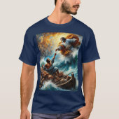 Jesus beruhigt den Sturm - Der Glaube Inspiriert T T-Shirt (Vorderseite)