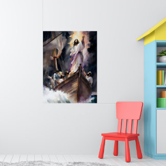 Jesus beruhigt den Sturm Poster