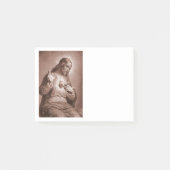 Jesus berührt sein Herz Post-it Klebezettel (Vorderseite)