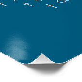 "Jesus" beruht auf Christlichem Glauben Poster (Ecke)