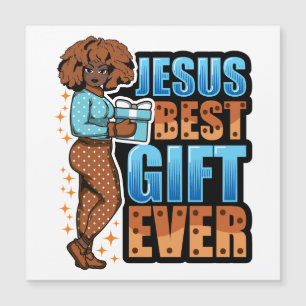 Jesus Best Geschenk je frohe Weihnachten Pajama Me Magnetkarte