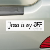 Jesus-BESTE FREUNDIN Autoaufkleber (Auf Auto)