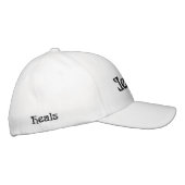 Jesus bestickter Hut, einfache FlexFit-Wollkappe Bestickte Baseballkappe (Rechts)