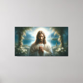 Jesus beten leinwanddruck (Vorderseite)