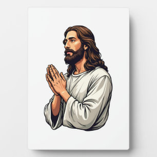 Jesus betende Hände Vintage-Stich-T-Shirt Fotoplatte