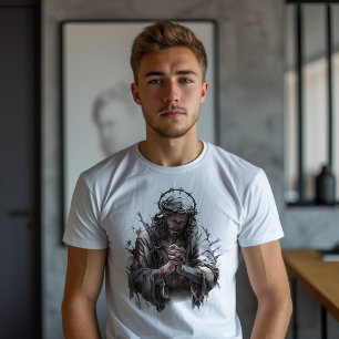 Jesus betet Glauben T-Shirt