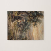 Jesus betet im Garten Gethsemane Puzzle (Horizontal)