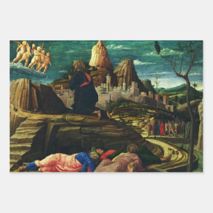 Jesus betet im Garten von Gethsemane Geschenkpapier Set