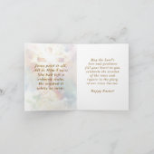 Jesus bezahlte es alles Christliche Hymne Ostern Karte (Innenseite)