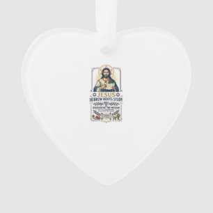 Jesus Bibel Sprachen Hebräisch Griechisch Nerd-Shi Ornament