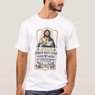 Jesus Bibel Sprachen Hebräisch Griechisch Nerd-Shi T-Shirt
