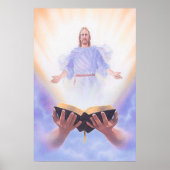 Jesus Bible Vintage Poster (Vorne)